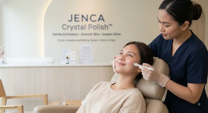 JENCA Crystal Polish facial